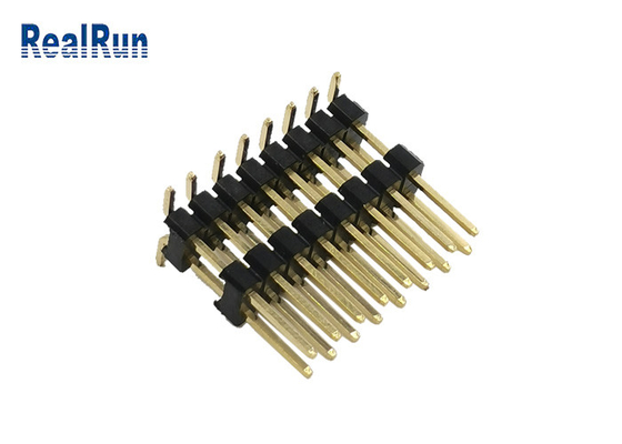 Низкоточный соединитель 2.54mm заголовка Pin тип золото SMD 3A двойной строки 16 Pos вертикальный