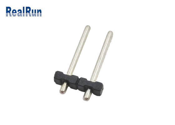 Строка заголовков 10A контактного разъема H2.0 1X2P заголовка Pin PBT 5.0mm круглая одиночная