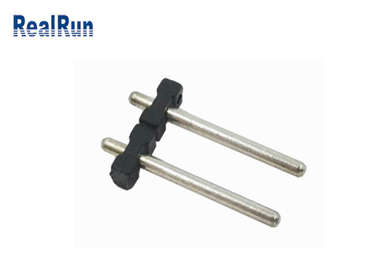 Строка заголовков 10A контактного разъема H2.0 1X2P заголовка Pin PBT 5.0mm круглая одиночная