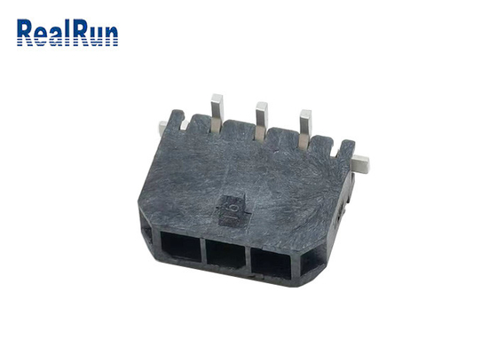 Штейн соединителя вертикальный SMD заголовка Pin UL 94V-0 3 LCP полудил 2-1445053-3