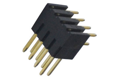 изолятор PA6T 3A соединителя заголовка Pin 500VAC 2.54mm прямоугольный
