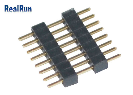 Stackable 1*8 Pin PA6T 1.0mm через соединитель заголовка отверстия