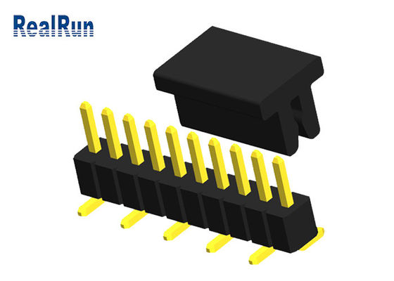 соединитель заголовка 1.0mm 1x10 одиночный Row10P мужской с КРЫШКОЙ