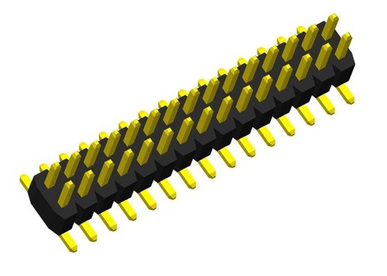 Соединитель заголовка Pin строки 2x10P SMD PA6T 1.0mm двойной