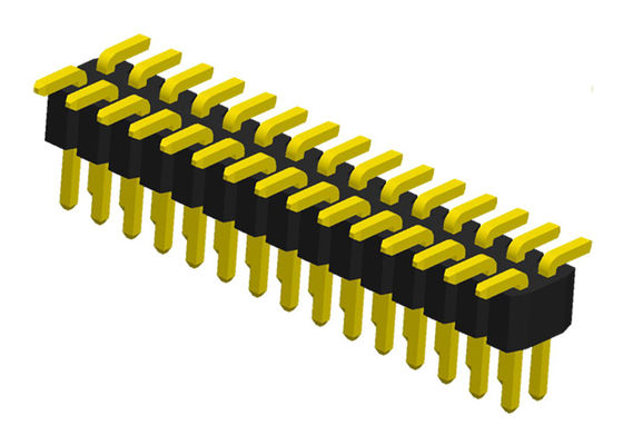 Соединитель заголовка Pin строки 2x10P SMD PA6T 1.0mm двойной