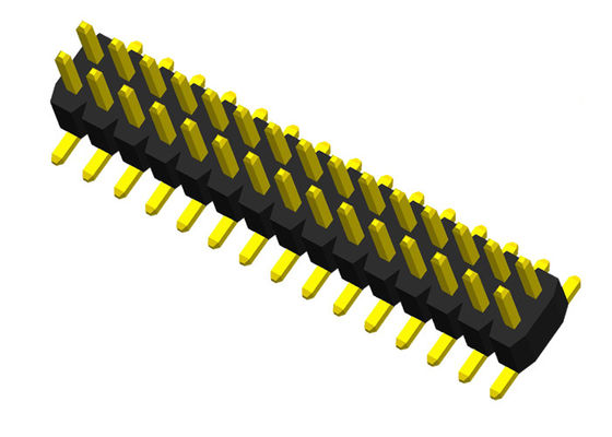 Соединитель заголовка Pin строки 2x10P SMD PA6T 1.0mm двойной