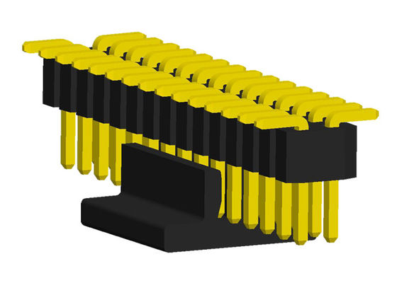 Заголовок Pin строки тангажа PA6T UL94V-0 SMT 0.75A 1.0mm двойной