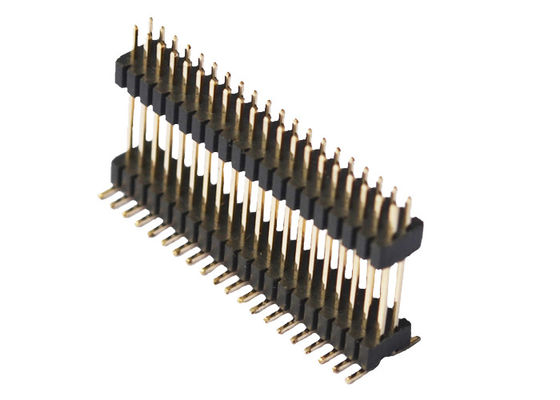 Соединитель 1.0*1.5mm заголовка Pin изолятора двойного слоя 40P PA6T