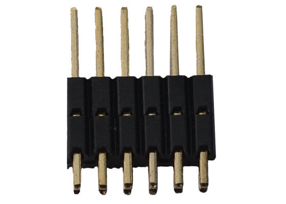 Соединитель заголовка Pin высоты строки 1.27mm изолятора PA9T двойной