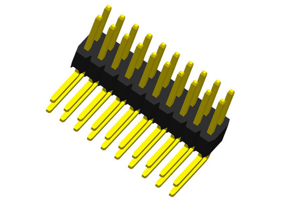 Прямоугольное 1.27mm UL94V-0 до соединитель PA6T PCB отверстия