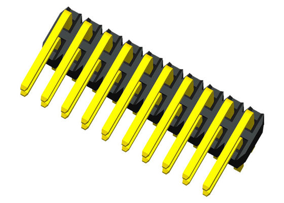 Прямоугольное 1.27mm UL94V-0 до соединитель PA6T PCB отверстия