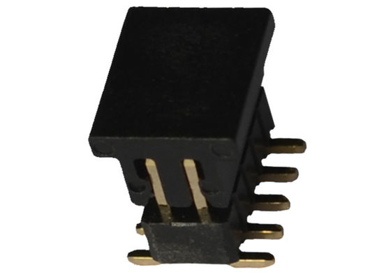 Заголовок Pin держателя тангажа 1A PA6T соединителя 1.27mm PCB поверхностный