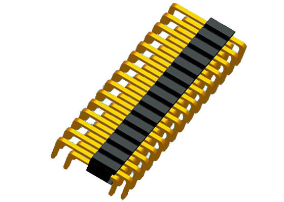 Тип тангаж u заголовка 1.27mm Pin строки двойника PA6T 80P