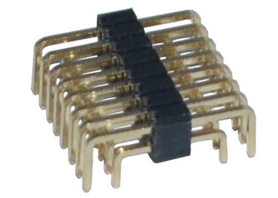 Тип тангаж u заголовка 1.27mm Pin строки двойника PA6T 80P