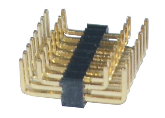 Тип тангаж u заголовка 1.27mm Pin строки двойника PA6T 80P