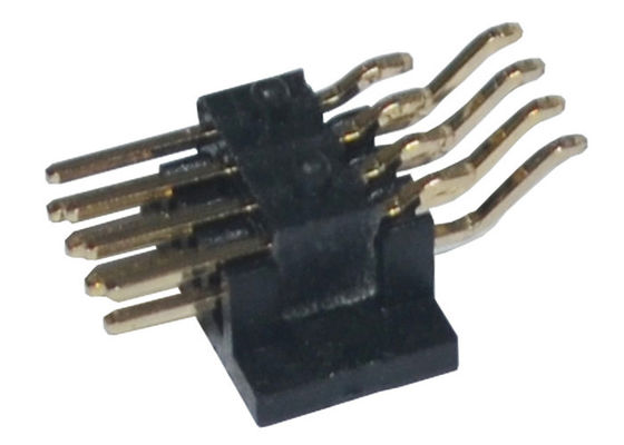 заголовок покрытый золотом Pin 1.27mm прямоугольным SMT PA6T 500VAC