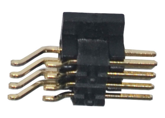 заголовок покрытый золотом Pin 1.27mm прямоугольным SMT PA6T 500VAC