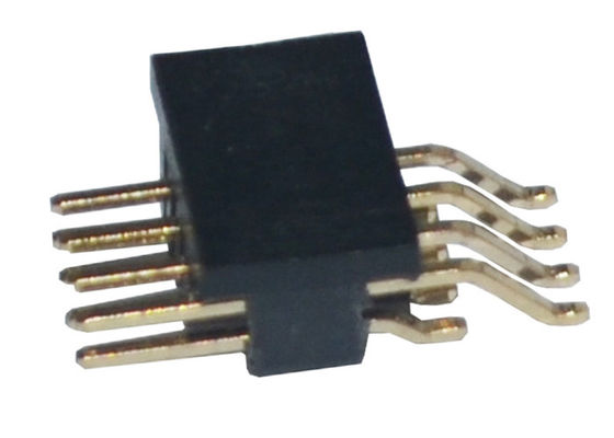 заголовок покрытый золотом Pin 1.27mm прямоугольным SMT PA6T 500VAC