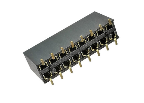 Заголовок высоты SMT тангажа 8.5mm строки 2.54mm PA9T двойной женский