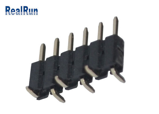 Заголовок 6pin Pin строки тангажа PA6T SMT 2.0mm одиночный лудя