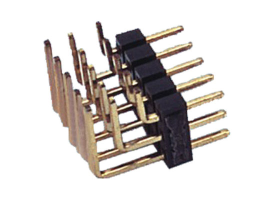Заголовок Pin мужчины строки соединителя 3 Pcb PBT 15pin прямоугольный