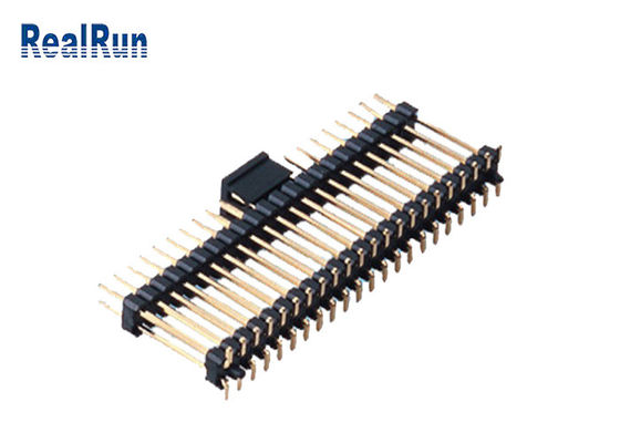 Соединитель UL94V-0 Pcb 44pin тангажа 2.0mm двойной пластиковый