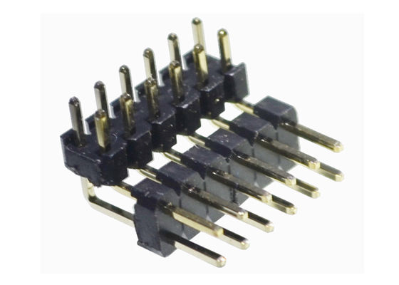 Пластиковый тангаж 2A заголовка 2.0mm Pin PBT PA6T прямоугольный