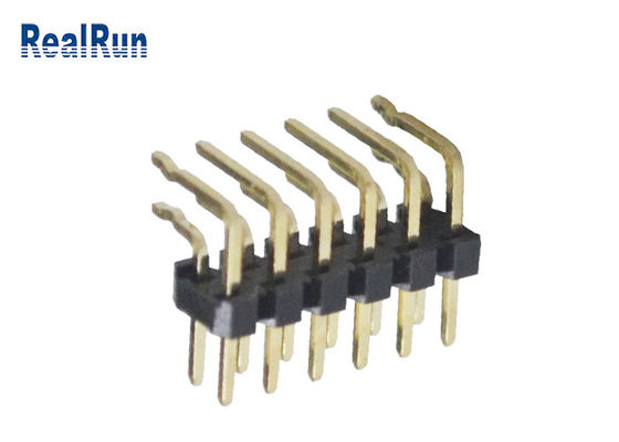 SGS заголовка Pin строки PBT Pin 2*6 двойной одиночный пластиковый