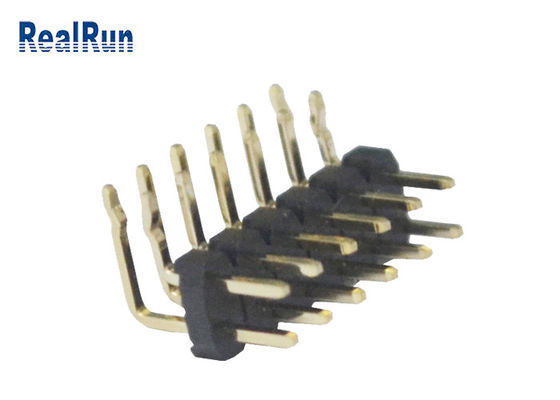 SGS заголовка Pin строки PBT Pin 2*6 двойной одиночный пластиковый