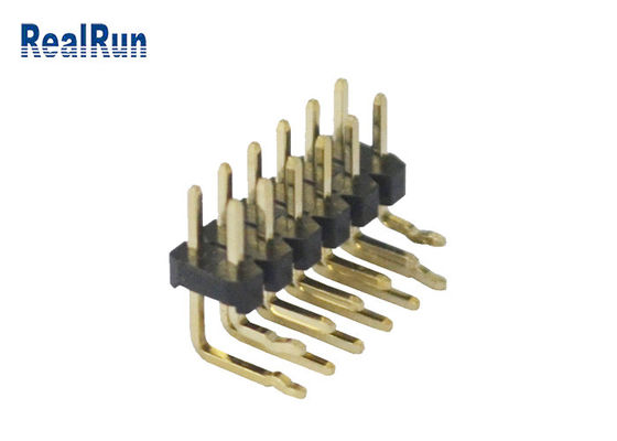 SGS заголовка Pin строки PBT Pin 2*6 двойной одиночный пластиковый