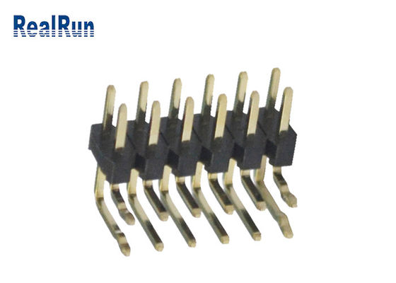 SGS заголовка Pin строки PBT Pin 2*6 двойной одиночный пластиковый
