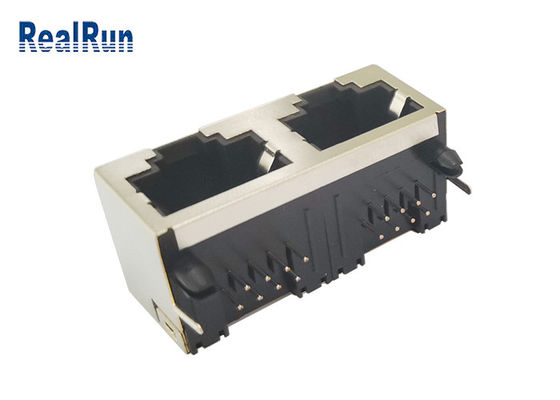 RJ45 металл модульного Джек держателя PCB права 8P8C защищал модульный Джек