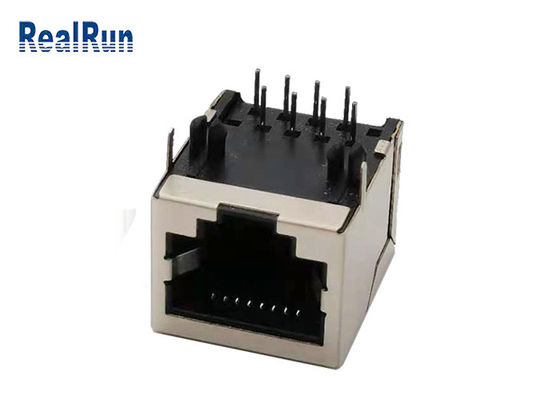 1.5AMP PBT Rj45 защищало модульное гнездо штепсельной вилки 10P8C женское
