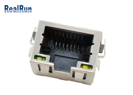 Соединитель Джек 500VAC бронзы светомассы RJ45 LCP UL94V-0 с экраном