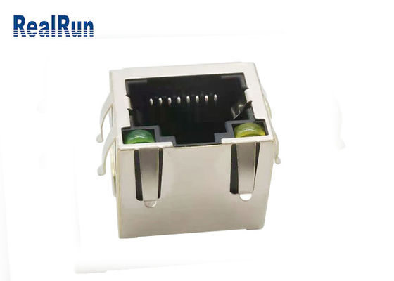 Экран эластичной раковины гнезда разъем-розетки PA6T PBT RJ45