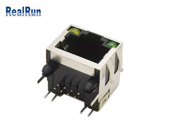 Экран эластичной раковины гнезда разъем-розетки PA6T PBT RJ45