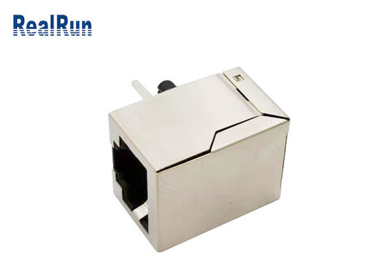 Металл соединителя UL94-0 125V Rj45 защищал 10P8C модульное RJ45 Джек