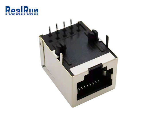 Металл соединителя UL94-0 125V Rj45 защищал 10P8C модульное RJ45 Джек