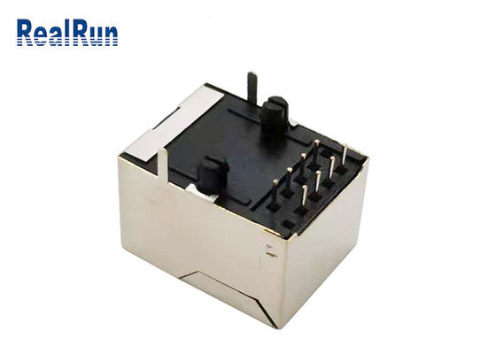 Металл соединителя UL94-0 125V Rj45 защищал 10P8C модульное RJ45 Джек