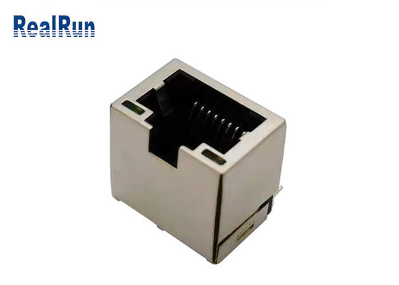Сплав меди соединителя PCB PA46 1 гаван Rj45 модульного Джек RJ45