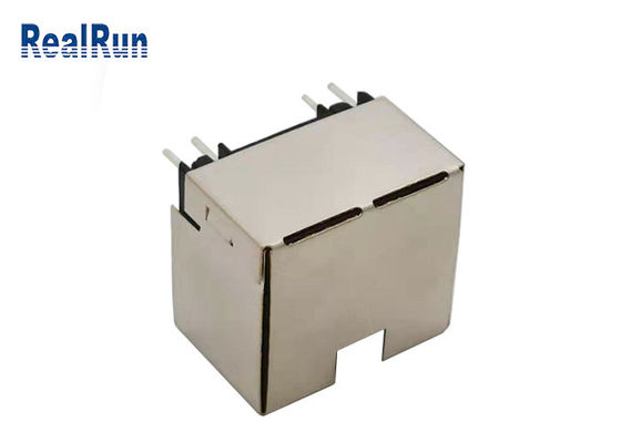 Сплав меди соединителя PCB PA46 1 гаван Rj45 модульного Джек RJ45
