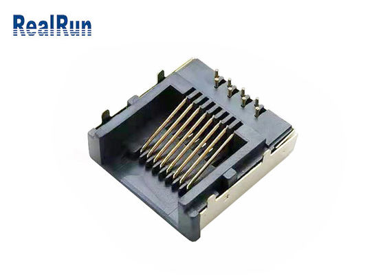 Металл защищал модульный соединитель RJ45-SP-37 PCB штепсельной вилки LCP Rj45