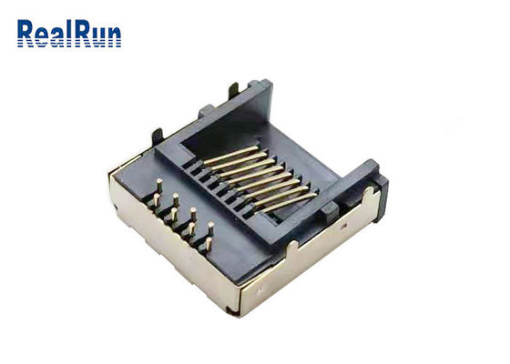 Металл защищал модульный соединитель RJ45-SP-37 PCB штепсельной вилки LCP Rj45