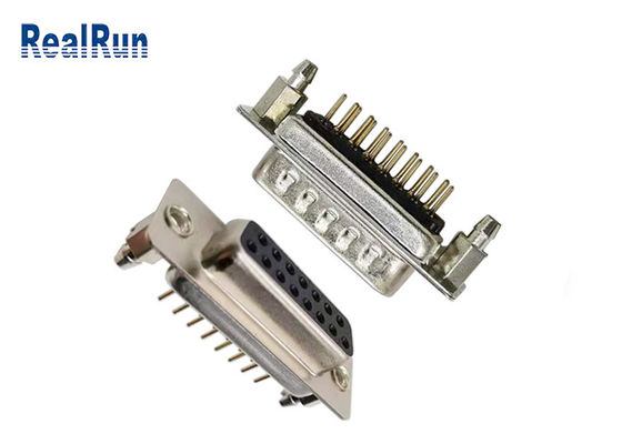 Прямой соединитель мужское женское PBT PCB 1000VAC D Pin DP 15 ПОД