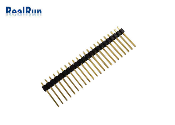 Золото покрыло прямой тангаж соединителя PBT UL94V-0 2.54mm заголовка 10U