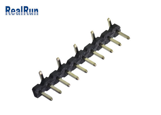 Строка PA6T соединителя 2.0mm заголовка Pin PA6T вертикальная SMT SMD одиночная