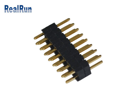 Двойная строка PA6T 3.0A ОКУНАЕТ тангаж соединителя 2.54mm заголовка Pin