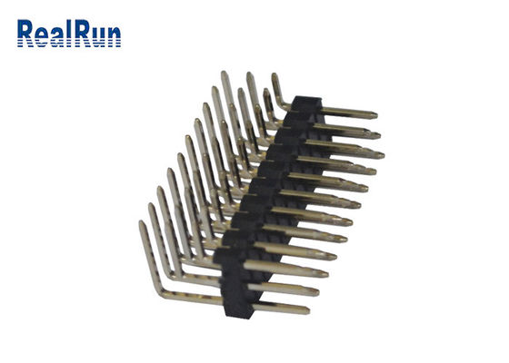 Заголовок Pin строки разъем-вилки 3 держателя PBT 2.54mm поверхностный