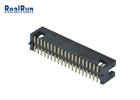 Pin 2*19 UL94V-0 двойной строки заголовка коробки тангажа SMT PA6T 1.27mm прямоугольный