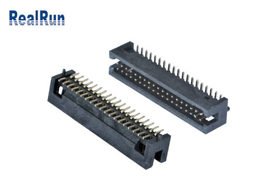 Pin 2*19 UL94V-0 двойной строки заголовка коробки тангажа SMT PA6T 1.27mm прямоугольный